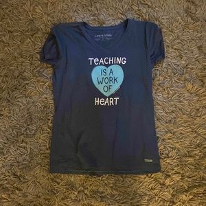 life is good teacher shirt brand new